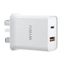 WIWU COMET USB-C + QC3.0 UK 20W POWER ADAPTER - WHITE