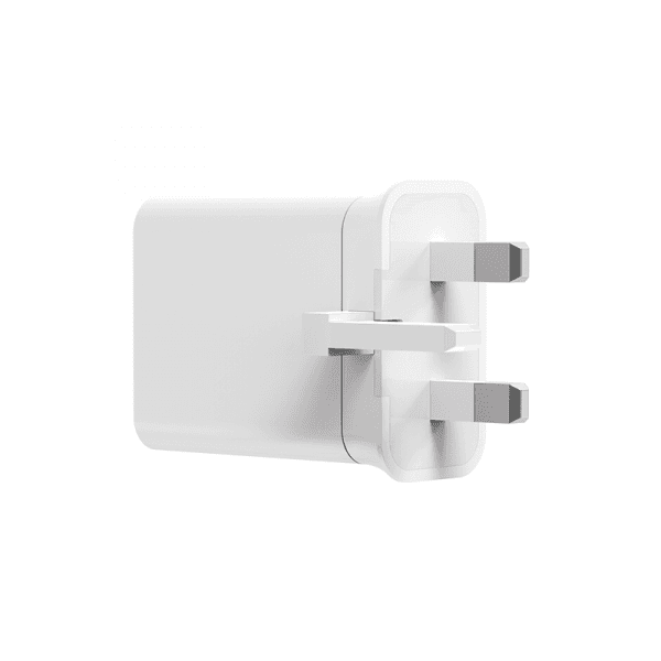 WIWU COMET USB-C + QC3.0 UK 20W POWER ADAPTER - WHITE