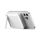 باور بانك 10000 ملي أمبير مغناطيسي أبيض WIWU - SNAP CUBE MAGNETIC WIRELESS CHARGING 10000 MAH POWER BANK - WHITE