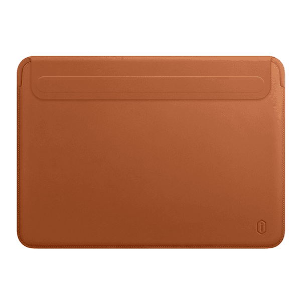 حقيبة ماك بوك برو 14.2 بوصة جلد بني WIWU - SKIN PRO II PU LEATHER SLEEVE FOR MACBOOK PRO 14.2" - BROWN