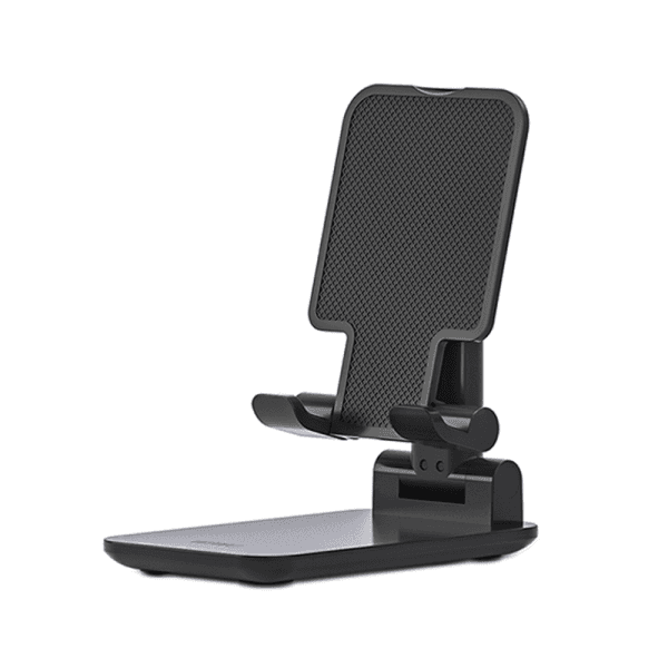 قاعدة (ستاند) لتثبيت الموبايل و التابلت أسود WIWU - ZM103 ADJUSTABLE DESKTOP STAND FOR PHONE & TABLET - BLACK