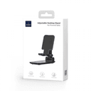 قاعدة (ستاند) لتثبيت الموبايل و التابلت أسود WIWU - ZM103 ADJUSTABLE DESKTOP STAND FOR PHONE & TABLET - BLACK