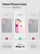 كفر ايفون 13 - شفاف UGREEN iPhone 13 Protective Case Clear Cover