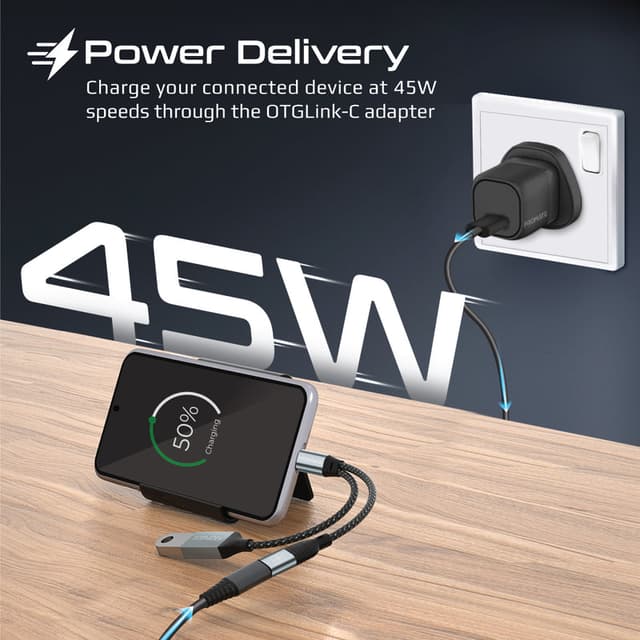 promate USB-C OTG Media Adapter