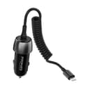 promate 33W Quick Charging Car Charger with Lightning Connector Cable