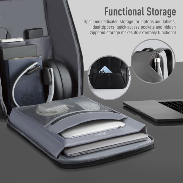 شنطة ظهر متعددة الإستخدامات 15.6 إنش  PROMATE Laptop Backpack