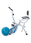 دراجة تمارين - أبيض وأزرق HOMEFITNESS BIKE (X BIKE STYLE) F102