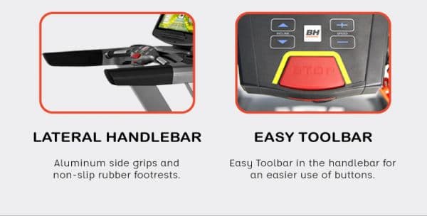 جهاز جري 25 كم/سا LK6800 TREADMILL G680BM BASE MODEL W/O MONITOR -  BH FITNESS