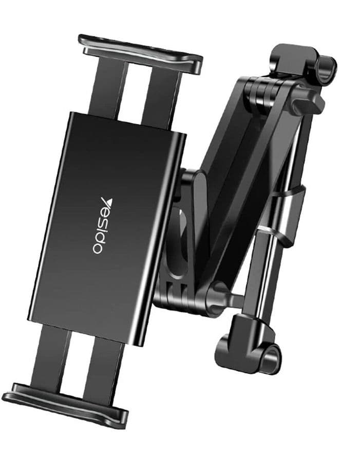 Yesido C117 Car Tablet Headrest Mount Tablet Holder for Car Seat 360 Degree Rotation Compatible with 4.7inch to 12.9 inch, Compatible with Tablets/iPhone 13/iPads/Smartphones