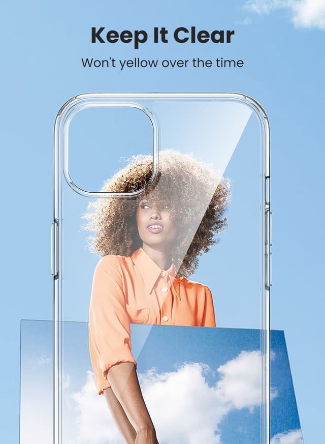 كفر ايفون 13 - شفاف UGREEN iPhone 13 Protective Case Clear Cover
