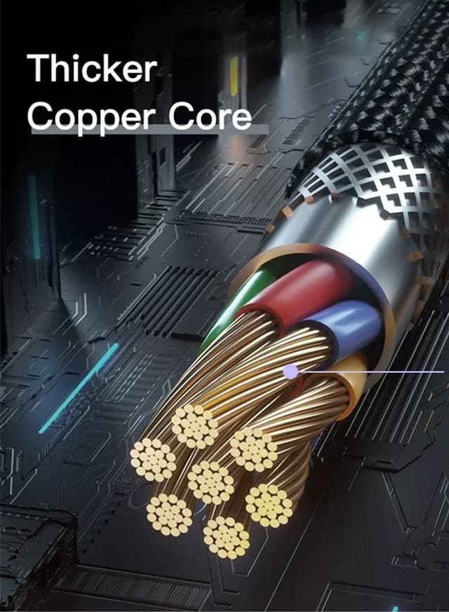 كيبل شحن متعدد المخارج 3في1 Rotating Magnetic 3in1 Cable - Yesido