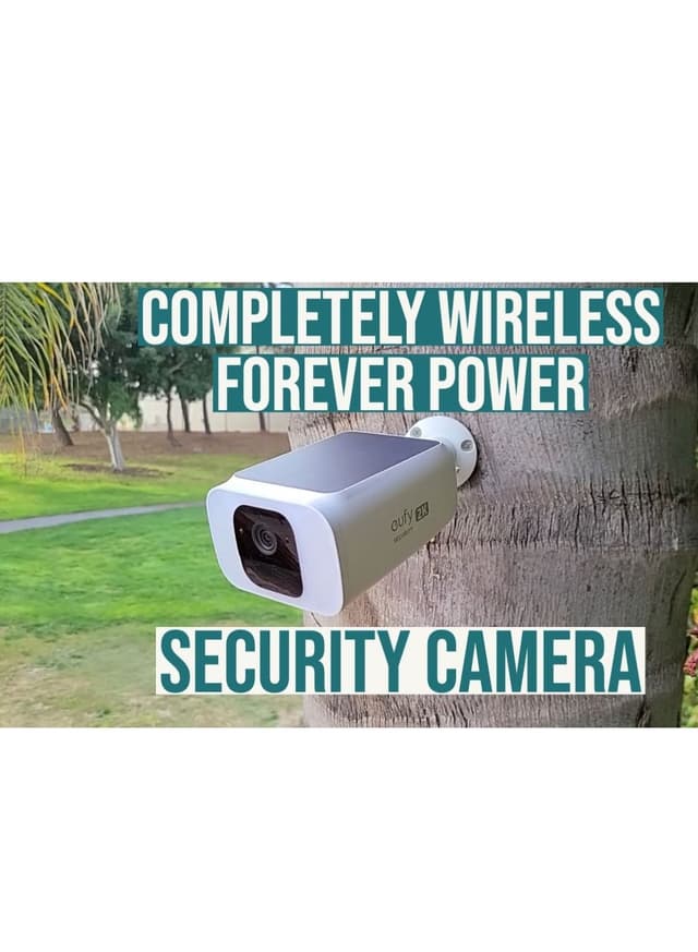 كاميرا مراقبة منزلية  180 يوم 2K لاسلكية يوفي eufy SoloCam S40 Wire-Free Standalone Security Spotlight Camera