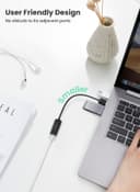 وصلة تحويل USB إلى 3.5 ملم UGREEN USB Sound Card External Converter USB Audio Adapter with 3.5mm Aux Stereo