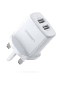 UGREEN USB Charger USB Plug,2 Port 17W 3.4A Mains Charger compatible for iPhone 13,12,11, Pro Max iPad Air,iPad Pro,Samsung Galaxy S20,S9,S8,S7 Edge,S6, HUAWEI White