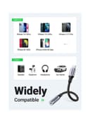 UGREEN Apple Headphones Adapter MFI Certified Lightning to 3.5mm Headphone Jack Converter for iPhone 13 13 Mini 13 Pro 13 Pro Max 12 mini 12 12 Pro 12 Pro Max iPad 9 Black