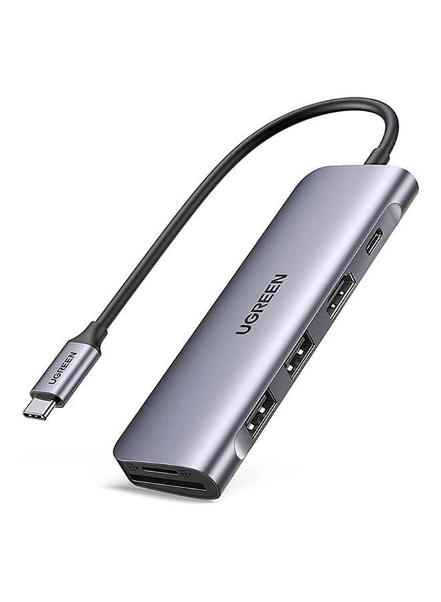 محول متعدد المخارج USB C Hub 6-IN-1 to HDMI 4K 30Hz