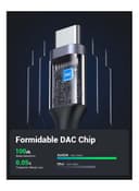 UGREEN USB-C to 3.5mm Adapter DAC Audio Adapter USB C to Aux Headphone Jack Adapter Dongle Audio Cable Braided for iPad Pro 2020 2018 Samsung S21+ S20 S20+ red