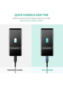 كيبل شحن USB إلى Micro USB 2.0 - أسود UGREEN Micro USB Cable 3M Nylon Braided Wire Fast Quick Charger Cord