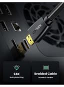 UGREEN HDMI Cable 2.0 3M Premium High-Speed HDMI to HDMI Video Wire 4K@60Hz Ultra HD Braided Cord Compatible for MacBook Pro 2021 Nintendo Switch PS3/4 /5 PC Laptop Black