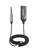 جهاز استقبال بلوتوث للسيارة من USB 2.0 إلى 3.5 ملم aux مع ميكروفون مدمج لسماعات السيارةBluetooth Car Receiver USB 2.0 to 3.5mm Jack Handsfree Car kit Audio Receiver with Built-in Microphone