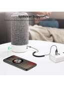 جهاز استقبال بلوتوث للسيارة من USB 2.0 إلى 3.5 ملم aux مع ميكروفون مدمج لسماعات السيارةBluetooth Car Receiver USB 2.0 to 3.5mm Jack Handsfree Car kit Audio Receiver with Built-in Microphone