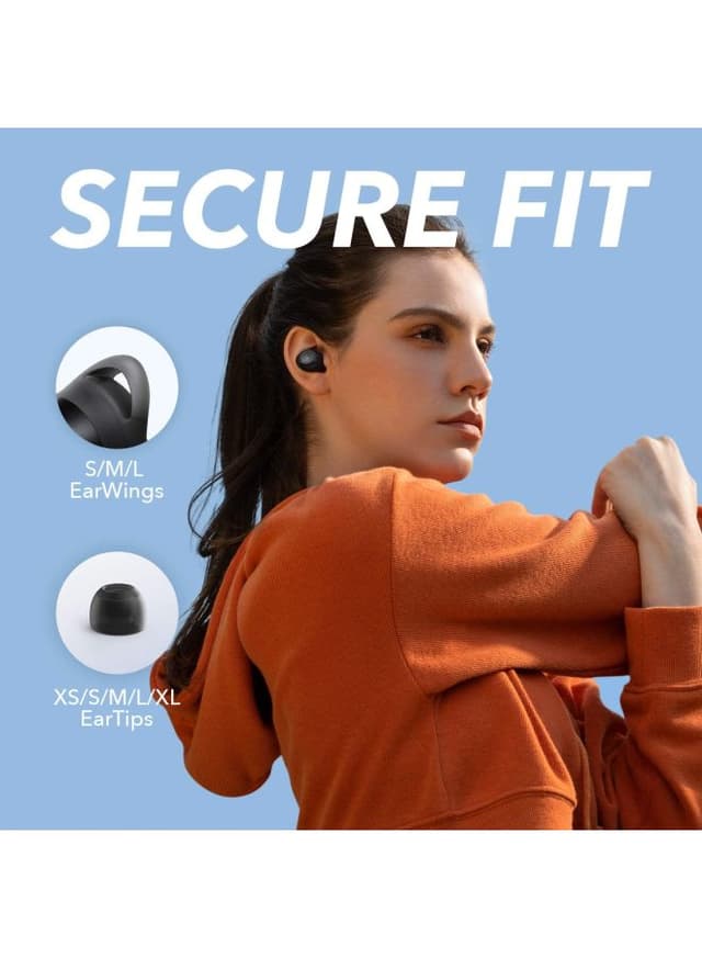 Soundcore Wireless Bluetooth In-Ear Headphones Black