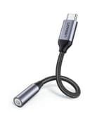 UGREEN USB C to 3.5mm Headphone Adapter to Aux Adapter Audio Jack Dongle Adapter for Huawei P20 P20 Pro Mate 10 Pro Xiaomi Mi 8 Oneplus Grey