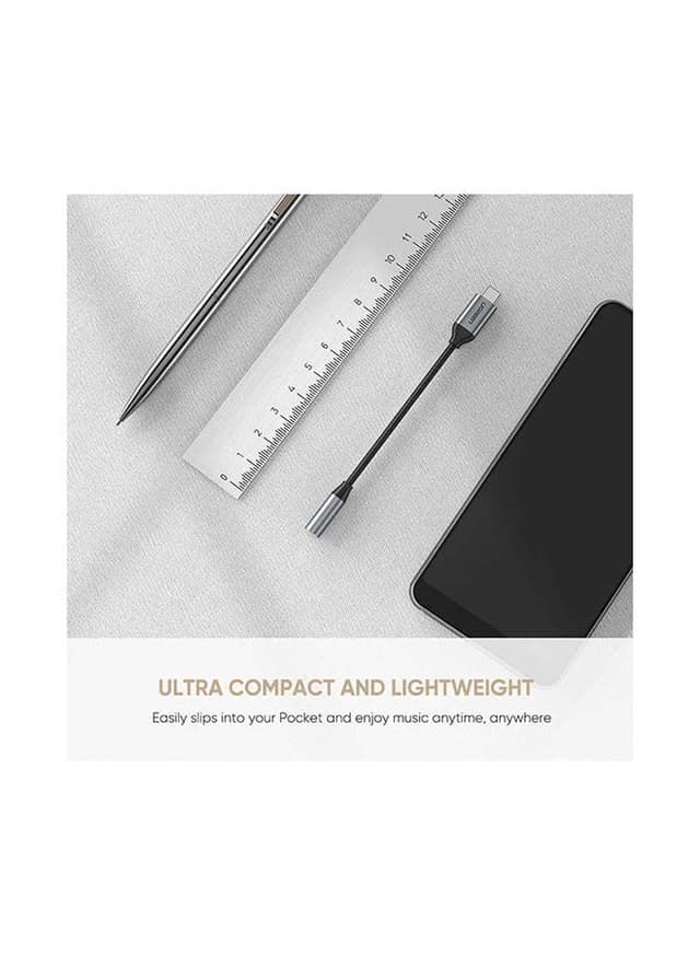 UGREEN USB C to 3.5mm Headphone Adapter to Aux Adapter Audio Jack Dongle Adapter for Huawei P20 P20 Pro Mate 10 Pro Xiaomi Mi 8 Oneplus Grey