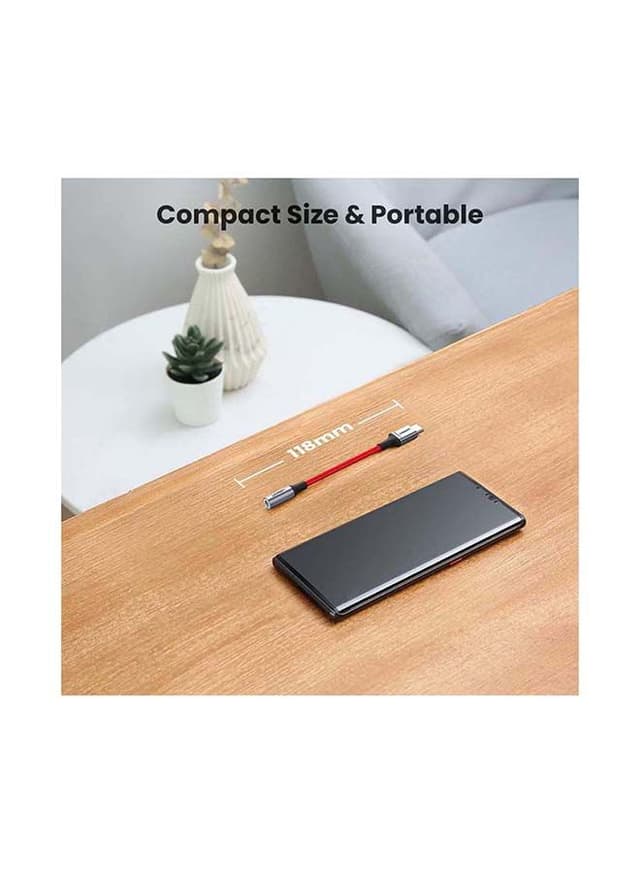 UGREEN USB C To Aux Adapter Red