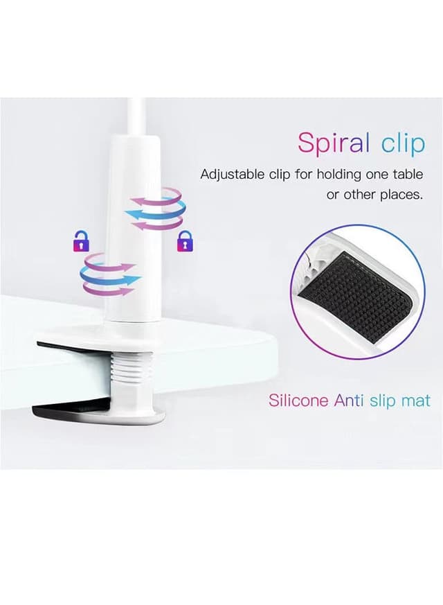 Yesido Adjustable Mount Holder For Tablets & Smartphones White