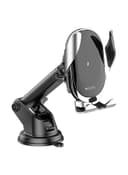 ميزات الشاحن اللاسلكي وهولدر سيارة شكل كوب أسود | C78 Wireless Suction-Cup Phone Holder