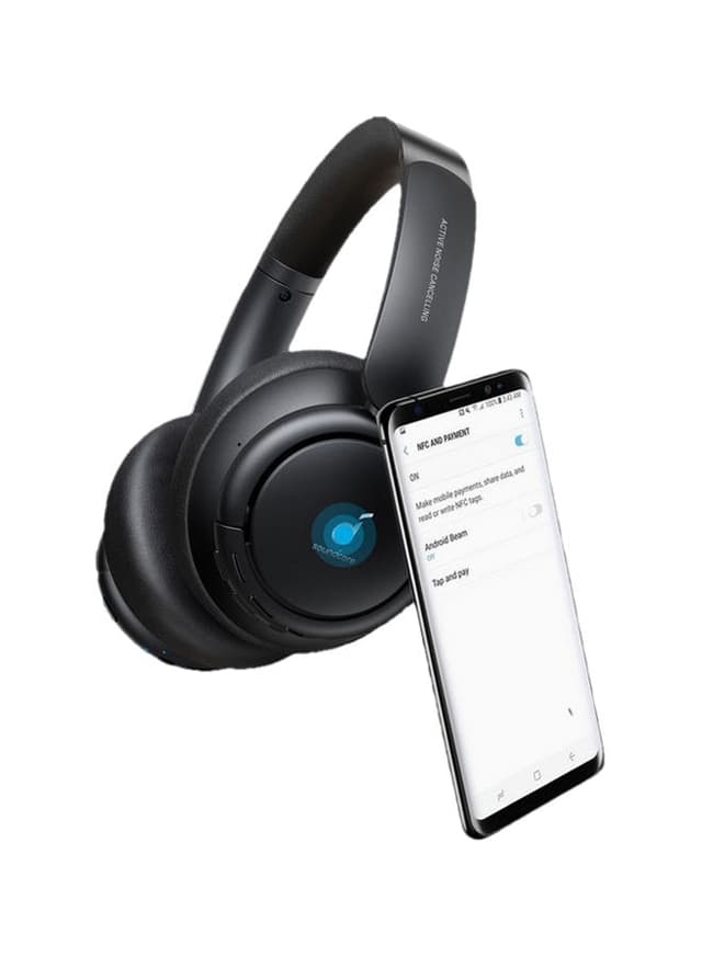 Life Tune Active Noise Cancelling Headphones With Multi Mode Cancellation, Hi Res Sound, 40H Playtime, Clear Calls, Comfortable Earcups, For Home Office And Online Class Black