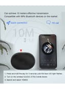 مكبر صوت لاسلكي صغير متعدد المنافذ أسود |  Yesido Mini Bluetooth Speaker Super Bass With Built In Aux