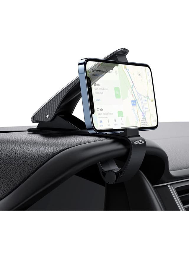 UGREEN Car Phone Clip Holder For iPhone 12/12 Pro 11 Pro Max XS XR 8 7 SE Samsung S20 S10 A71 A21s Huawei P40 P30 Nokia OnePlus Black