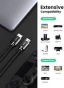 كابل hdmi ( بدقة 4K ، طول 3 متر  ) - اسود UGREEN -  HDMI Cable Ultra High-Speed Cord 48 Gbps