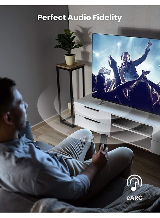 كابل hdmi ( بدقة 4K ، طول 3 متر  ) - اسود UGREEN -  HDMI Cable Ultra High-Speed Cord 48 Gbps