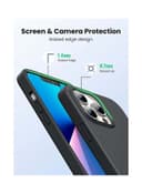 كفر سيليكون لهاتف iPhone 13 Pro لون أسود Silicone Anti-Scratch Protective Case - UGreen