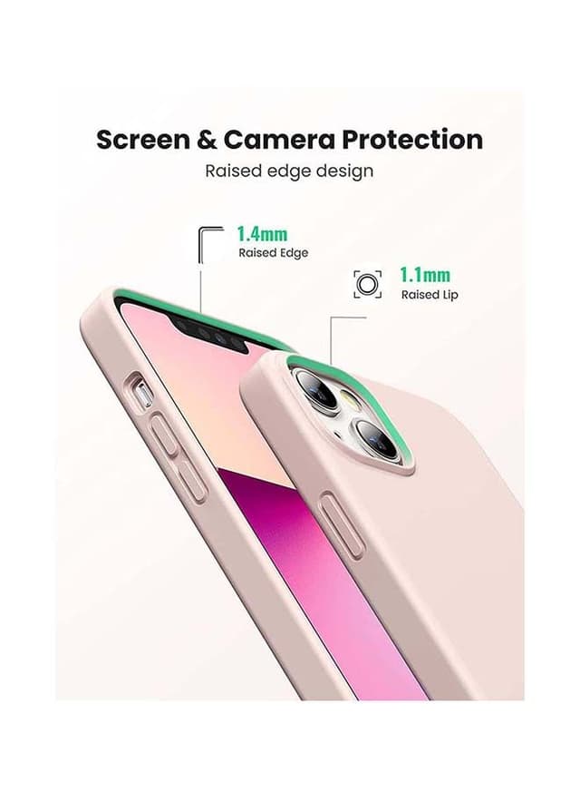 UGREEN Silicone Anti-Scratch Protective Case For iPhone 13 6.1 inch Pink