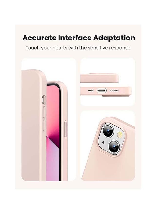 UGREEN Silicone Anti-Scratch Protective Case For iPhone 13 6.1 inch Pink