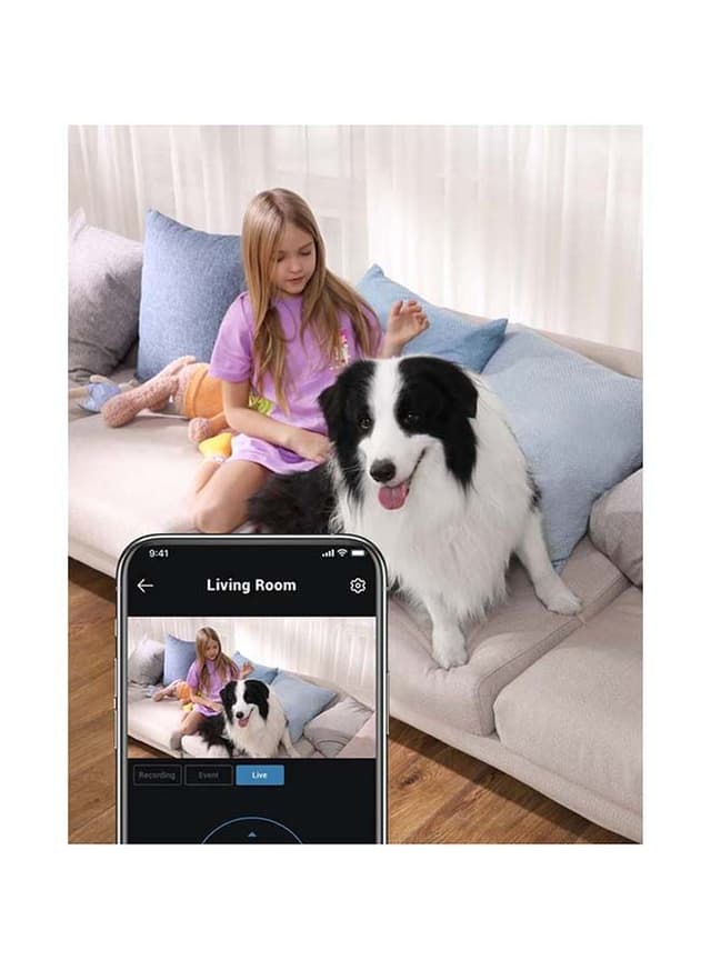 Eufy Indoorcam Mini Pan And Tilt Indoor 2K Wireless Wi-Fi Network Surveillance Camera