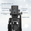 promate Professional Aluminum Video Tripod with Mid-Level Spreader