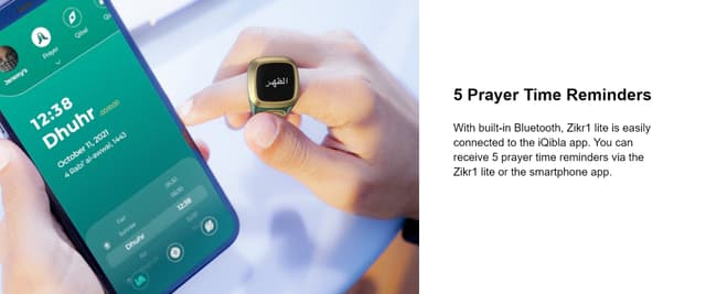 Zikr Lite Smart Tasbih Ring