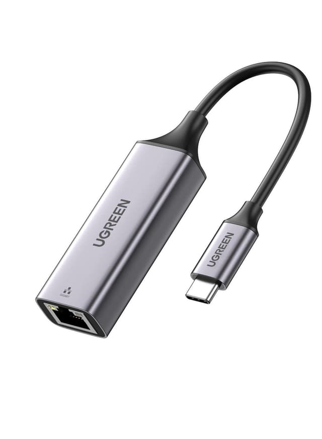 محول USB C إلى Ethernet جيجابت RJ45 شبكة سلكية Thunderbolt 3 LAN متوافق مع MacBook Surface Pro iPad Pro 2021 Switch PS5 XPS15 13 Galaxy Tabs ( USB C to Ethernet Adapter Gigabit  RJ45 Wired Network)