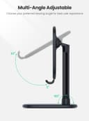 UGREEN Tablet Stand Foldable iPad Holder Metal Compatible With iPad/Pro /12.9 /2021/ 8th Generation / Mini Air 2021 Samsung Tab iPhone 13/13mini/13 Pro/13 Pro Max