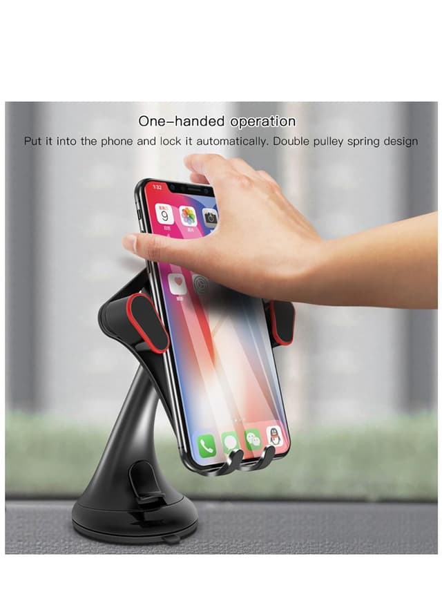 Yesido Mobile Holder for Car/Office - Black