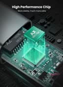 محول USB C إلى Ethernet جيجابت RJ45 شبكة سلكية Thunderbolt 3 LAN متوافق مع MacBook Surface Pro iPad Pro 2021 Switch PS5 XPS15 13 Galaxy Tabs ( USB C to Ethernet Adapter Gigabit  RJ45 Wired Network)