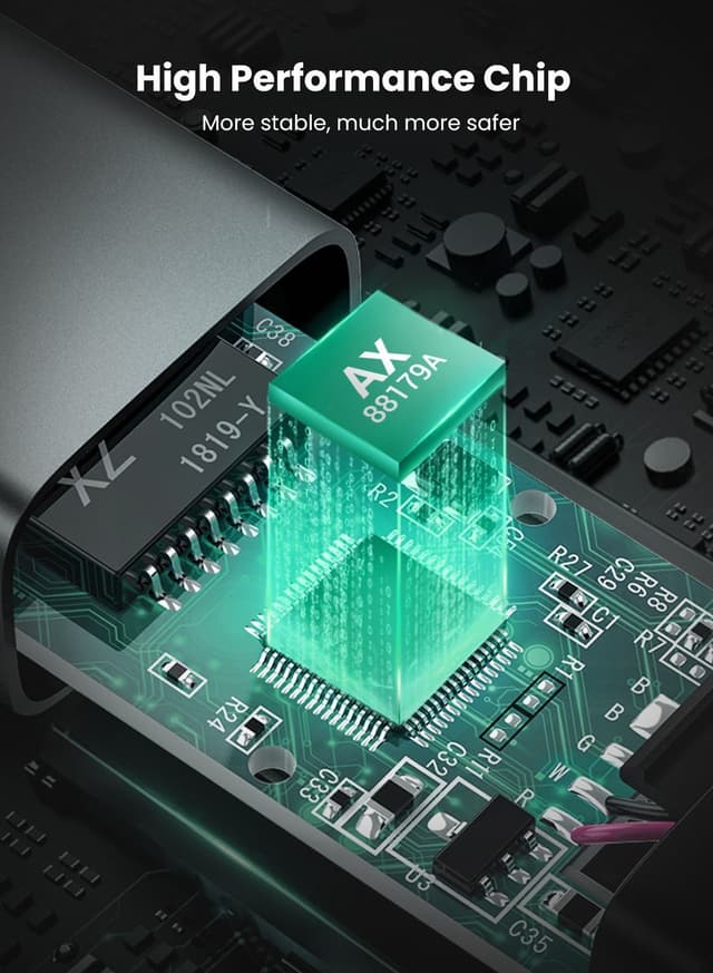 محول USB C إلى Ethernet جيجابت RJ45 شبكة سلكية Thunderbolt 3 LAN متوافق مع MacBook Surface Pro iPad Pro 2021 Switch PS5 XPS15 13 Galaxy Tabs ( USB C to Ethernet Adapter Gigabit  RJ45 Wired Network)