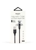 كيبل شحن متعدد المخارج 3في1 Rotating Magnetic 3in1 Cable - Yesido