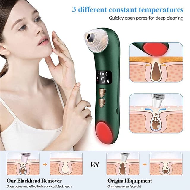 Blackhead Remover Pore Vacuum Cleaner with Camera