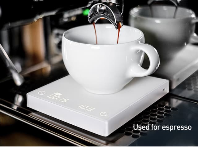 ميزان رقمي 2kg أبيض Black Mirror Scale Basic Version - Timemore